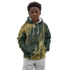 Montford Point Marines Overcoming Kid Hoodie Military History Camouflage Art