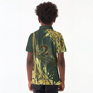 Montford Point Marines Overcoming Kid Polo Shirt Military History Camouflage Art