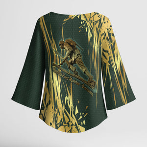 Montford Point Marines Overcoming Kimono Sleeve Blouse Military History Camouflage Art