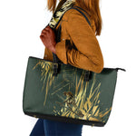 Montford Point Marines Overcoming Leather Tote Bag Military History Camouflage Art