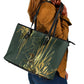 Montford Point Marines Overcoming Leather Tote Bag Military History Camouflage Art