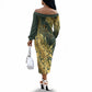 Montford Point Marines Overcoming Off The Shoulder Long Sleeve Dress Military History Camouflage Art