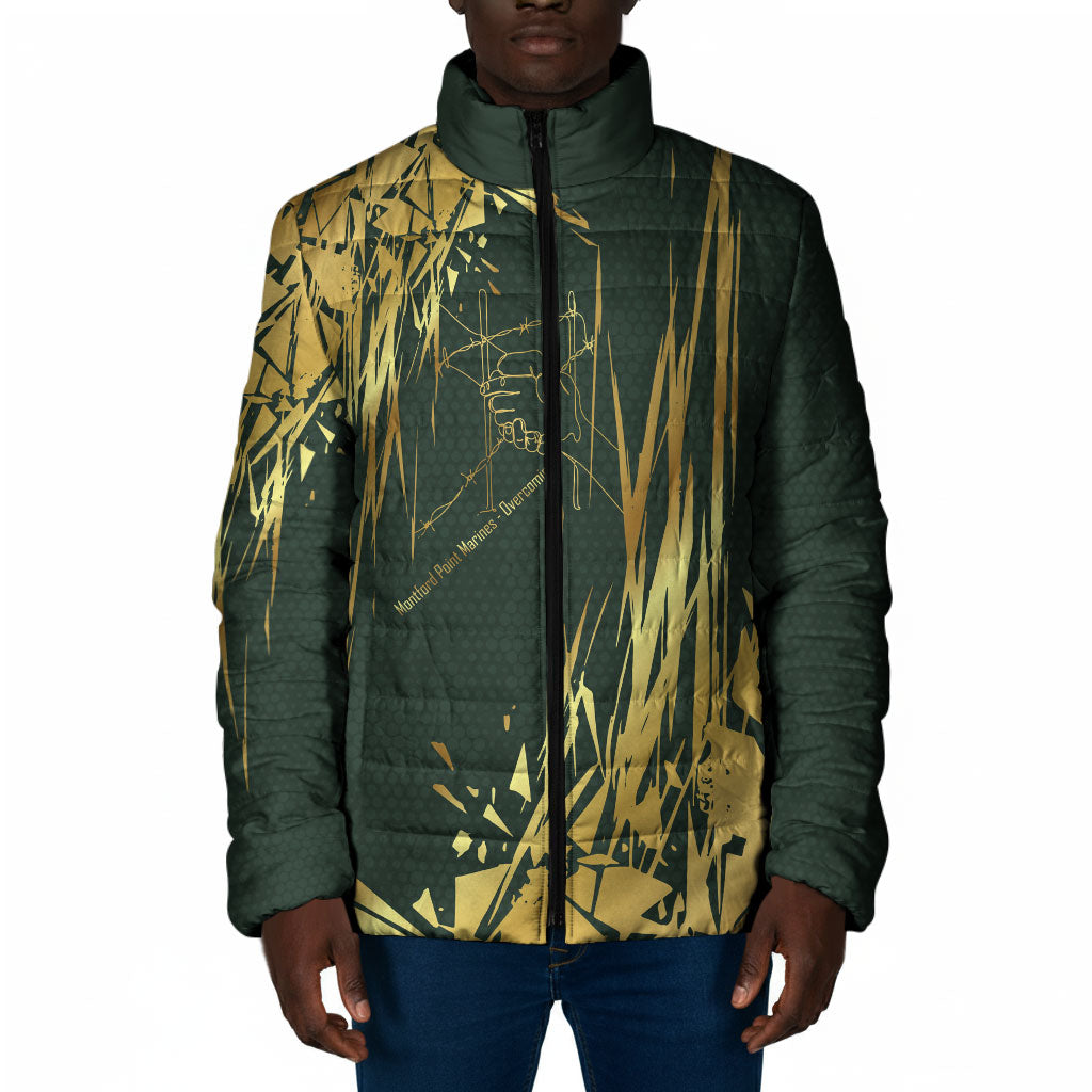 Montford Point Marines Overcoming Padded Jacket Military History Camouflage Art