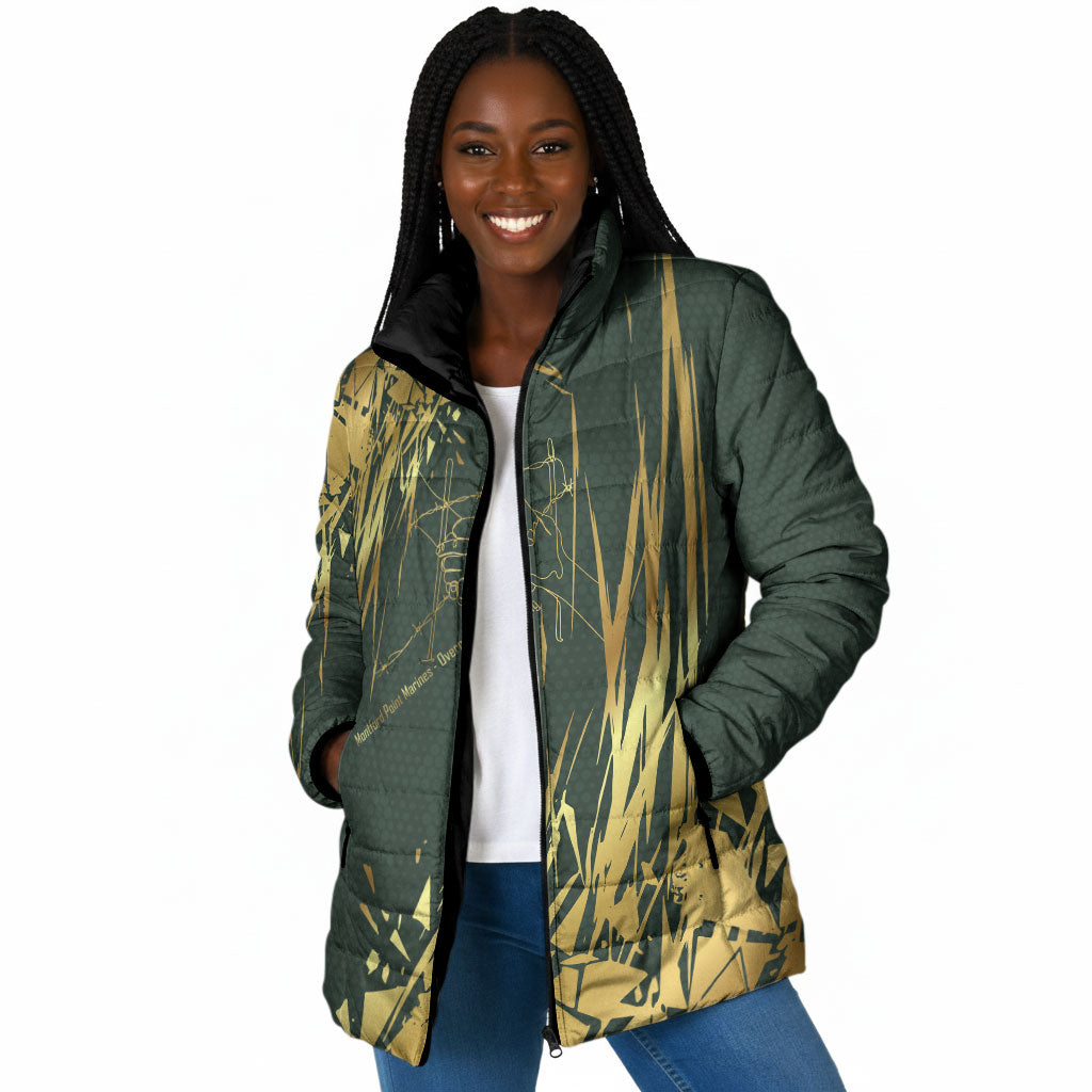 Montford Point Marines Overcoming Padded Jacket Military History Camouflage Art
