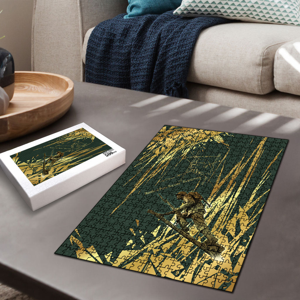 Montford Point Marines Overcoming Puzzle Military History Camouflage Art