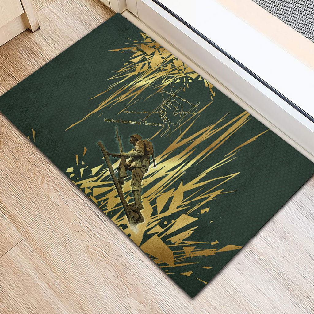 Montford Point Marines Overcoming Rubber Doormat Military History Camouflage Art