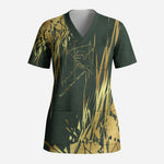 Montford Point Marines Overcoming Scrub Top Military History Camouflage Art