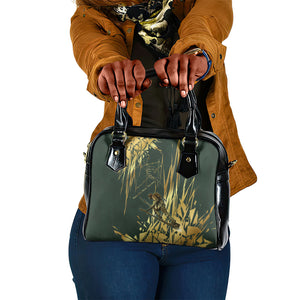 Montford Point Marines Overcoming Shoulder Handbag Military History Camouflage Art