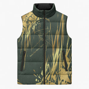 Montford Point Marines Overcoming Sleeveless Puffer Jacket Military History Camouflage Art