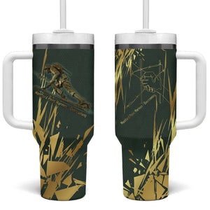Montford Point Marines Overcoming Tumbler With Handle Military History Camouflage Art