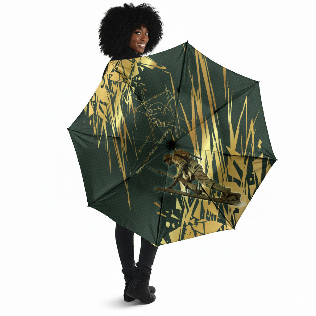 Montford Point Marines Overcoming Umbrella Military History Camouflage Art
