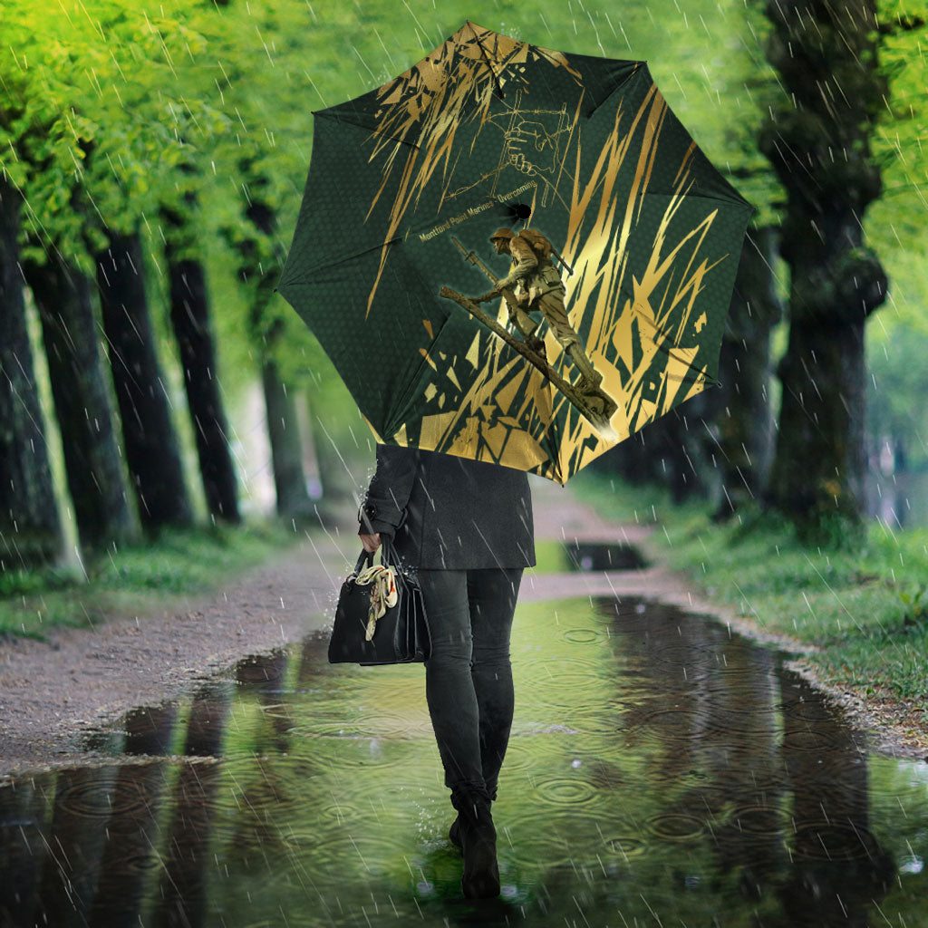 Montford Point Marines Overcoming Umbrella Military History Camouflage Art