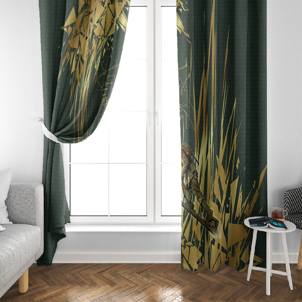 Montford Point Marines Overcoming Window Curtain Military History Camouflage Art