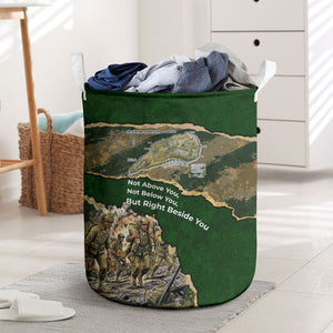 Montford Point Marines Not Above You Laundry Basket Iwo Jima Military Map Camouflage Vintage Art