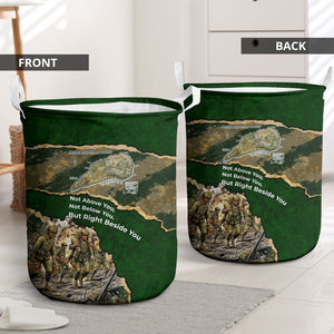 Montford Point Marines Not Above You Laundry Basket Iwo Jima Military Map Camouflage Vintage Art