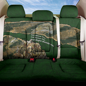 Montford Point Marines Not Above You Back Car Seat Cover Iwo Jima Military Map Camouflage Vintage Art