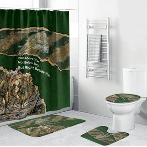 Montford Point Marines Not Above You Bathroom Set Iwo Jima Military Map Camouflage Vintage Art