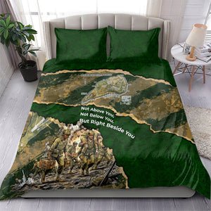 Montford Point Marines Not Above You Bedding Set Iwo Jima Military Map Camouflage Vintage Art