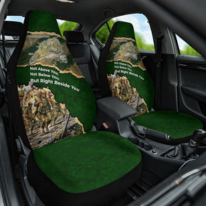 Montford Point Marines Not Above You Car Seat Cover Iwo Jima Military Map Camouflage Vintage Art