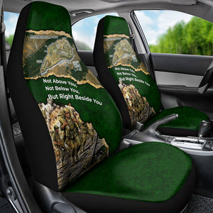 Montford Point Marines Not Above You Car Seat Cover Iwo Jima Military Map Camouflage Vintage Art