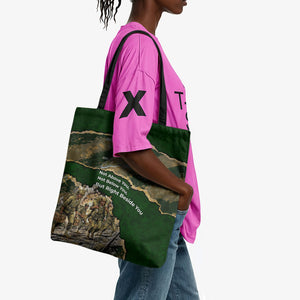 Montford Point Marines Not Above You Tote Bag Iwo Jima Military Map Camouflage Vintage Art