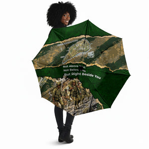 Montford Point Marines Not Above You Umbrella Iwo Jima Military Map Camouflage Vintage Art