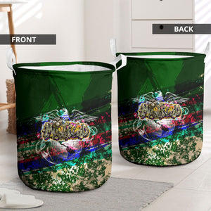 Montford Point Marines 1942 The First 20000 Laundry Basket Vintage Vinyl Record Camouflage Graffiti Art