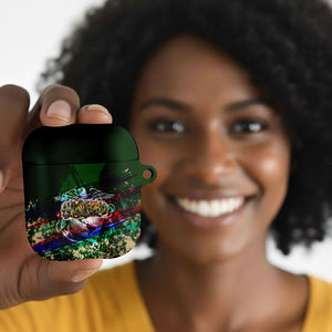 Montford Point Marines 1942 The First 20000 AirPods Case Vintage Vinyl Record Camouflage Graffiti Art