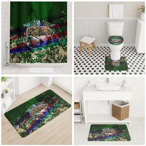 Montford Point Marines 1942 The First 20000 Bathroom Set Vintage Vinyl Record Camouflage Graffiti Art