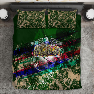 Montford Point Marines 1942 The First 20000 Bedding Set Vintage Vinyl Record Camouflage Graffiti Art