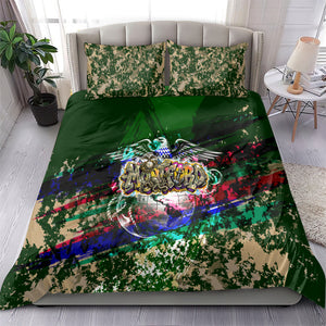 Montford Point Marines 1942 The First 20000 Bedding Set Vintage Vinyl Record Camouflage Graffiti Art