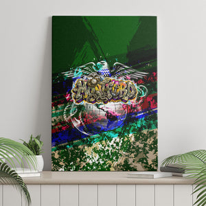 Montford Point Marines 1942 The First 20000 Canvas Wall Art Vintage Vinyl Record Camouflage Graffiti Art