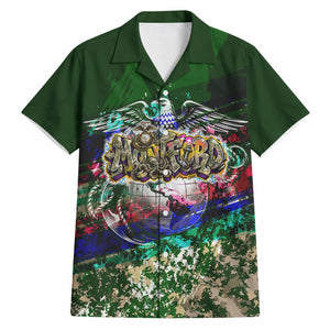 Montford Point Marines 1942 The First 20000 Hawaiian Shirt Vintage Vinyl Record Camouflage Graffiti Art