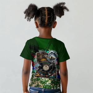 Montford Point Marines 1942 The First 20000 Kid T shirt Vintage Vinyl Record Camouflage Graffiti Art