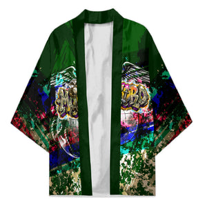 Montford Point Marines 1942 The First 20000 Kimono Vintage Vinyl Record Camouflage Graffiti Art