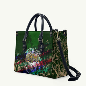 Montford Point Marines 1942 The First 20000 Leather Bag Vintage Vinyl Record Camouflage Graffiti Art