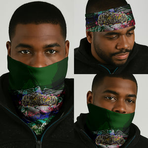 Montford Point Marines 1942 The First 20000 Neck Gaiter Vintage Vinyl Record Camouflage Graffiti Art