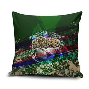 Montford Point Marines 1942 The First 20000 Pillow Cover Vintage Vinyl Record Camouflage Graffiti Art