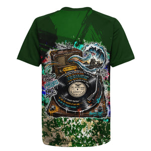 Montford Point Marines 1942 The First 20000 Rugby Jersey Vintage Vinyl Record Camouflage Graffiti Art