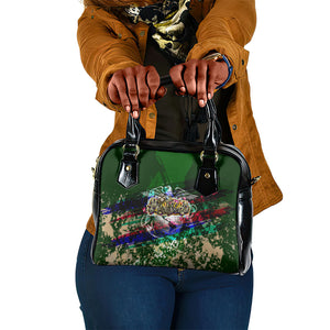 Montford Point Marines 1942 The First 20000 Shoulder Handbag Vintage Vinyl Record Camouflage Graffiti Art