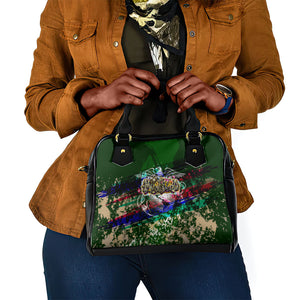 Montford Point Marines 1942 The First 20000 Shoulder Handbag Vintage Vinyl Record Camouflage Graffiti Art