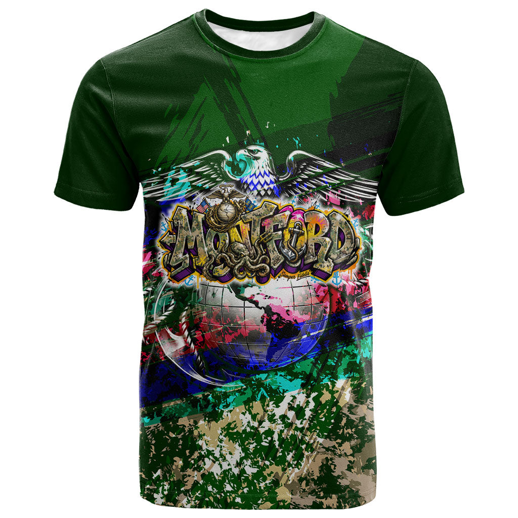 Montford Point Marines 1942 The First 20000 T shirt Vintage Vinyl Record Camouflage Graffiti Art