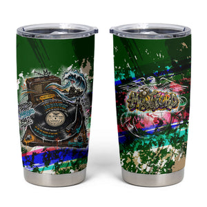 Montford Point Marines 1942 The First 20000 Tumbler Cup Vintage Vinyl Record Camouflage Graffiti Art
