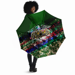 Montford Point Marines 1942 The First 20000 Umbrella Vintage Vinyl Record Camouflage Graffiti Art