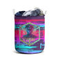 Montford Point Marines Legacy 1942 Laundry Basket The Right To Fight Retro Glitch Vaporwave Art