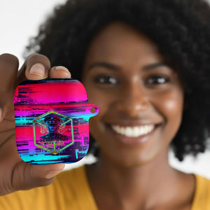 Montford Point Marines Legacy 1942 AirPods Case The Right To Fight Retro Glitch Vaporwave Art
