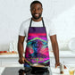 Montford Point Marines Legacy 1942 Apron The Right To Fight Retro Glitch Vaporwave Art