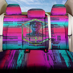 Montford Point Marines Legacy 1942 Back Car Seat Cover The Right To Fight Retro Glitch Vaporwave Art