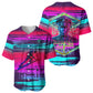 Montford Point Marines Legacy 1942 Baseball Jersey The Right To Fight Retro Glitch Vaporwave Art