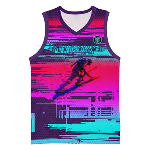 Montford Point Marines Legacy 1942 Basketball Jersey The Right To Fight Retro Glitch Vaporwave Art